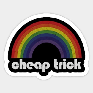 Cheap Trick - Rainbow Vintage Sticker